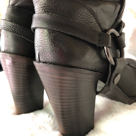 Vera Wang black stud details long boots - Picture 5 of 8